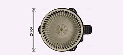 VENTILATOR HABITACLU AVA QUALITY COOLING TO8751 - Compatibil cu LEXUS, TOYOTA