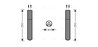 USCATOR AER CONDITIONAT AVA QUALITY COOLING TOD415 - Compatibil cu CHRYSLER, DODGE, JEEP, LANCIA