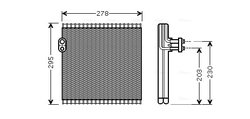 Evaporator aer conditionat Ava Quality Cooling TOV485