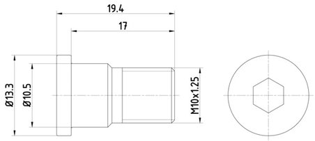 Surub, disc frana Textar TPM0007