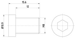 Surub, disc frana Textar TPM0009