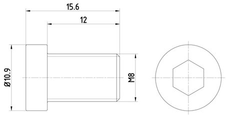Surub, disc frana Textar TPM0009