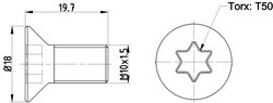 Surub, disc frana Textar TPM0016