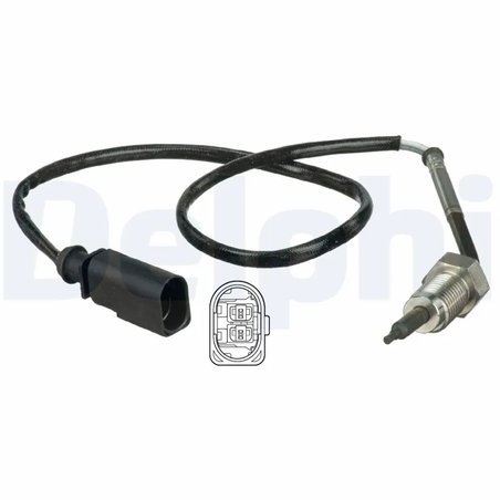 SENZOR TEMPERATURA GAZE EVACUARE DELPHI TS30084 - Compatibil cu VW