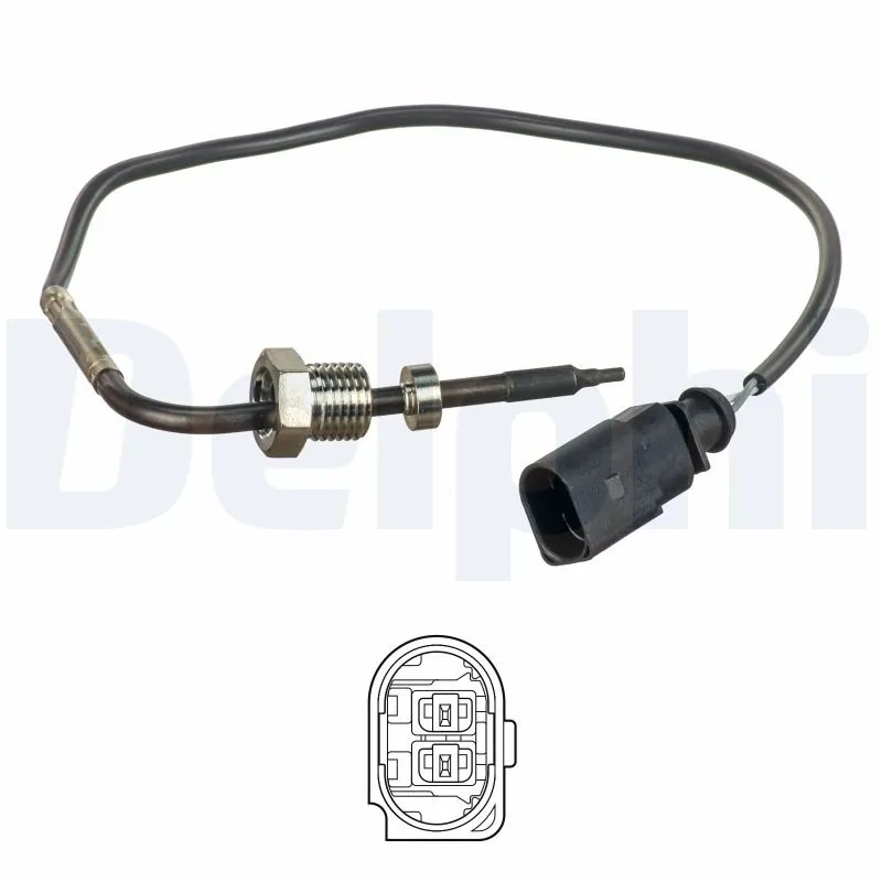 SENZOR TEMPERATURA GAZE EVACUARE DELPHI TS30140 - Compatibil cu AUDI, VW
