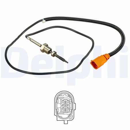 Senzor temperatura gaze evacuare Delphi TS30166