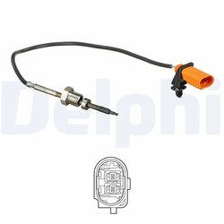SENZOR TEMPERATURA GAZE EVACUARE DELPHI TS30171 - Compatibil cu VW
