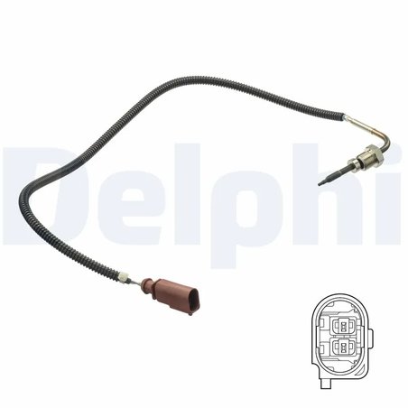 SENZOR TEMPERATURA GAZE EVACUARE DELPHI TS30173 - Compatibil cu VW