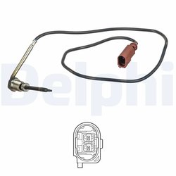 Senzor temperatura gaze evacuare Delphi TS30177