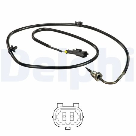 SENZOR TEMPERATURA GAZE EVACUARE DELPHI TS30179 - Compatibil cu OPEL, VAUXHALL