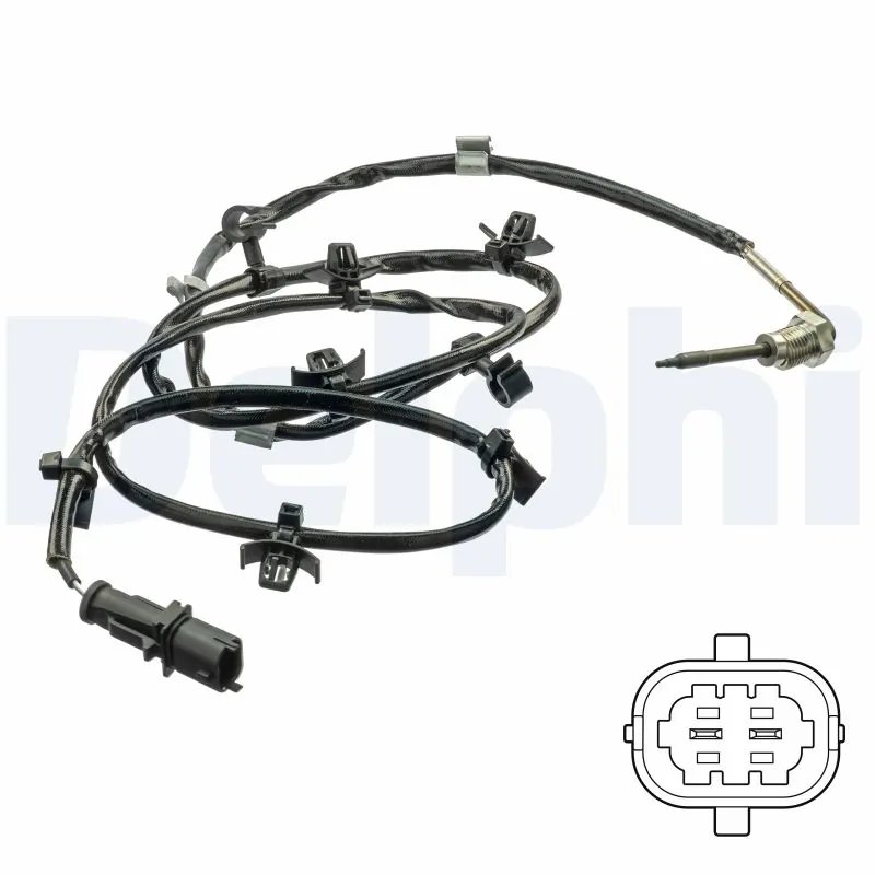 SENZOR TEMPERATURA GAZE EVACUARE DELPHI TS30244 - Compatibil cu OPEL, VAUXHALL