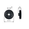 Fulie arbore cotit / vibrochen Gates TVD1123