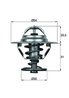 TERMOSTAT LICHID RACIRE MAHLE TX 10 88D - Compatibil cu LAND ROVER, SAAB, VOLVO