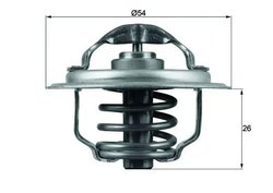 TERMOSTAT LICHID RACIRE MAHLE TX 111 87D - Compatibil cu AUDI, CHRYSLER, DODGE, JEEP, MITSUBISHI, SEAT, SKODA, VW
