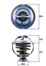 Termostat lichid racire MAHLE TX 123 95D