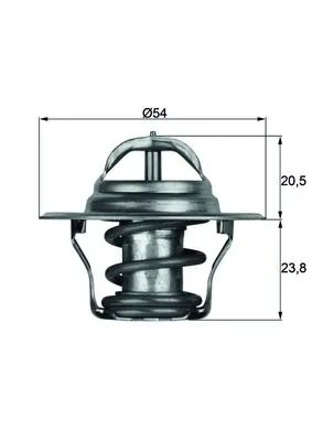 Termostat lichid racire MAHLE TX 14 87D