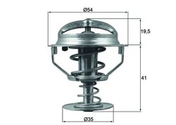 Termostat lichid racire MAHLE TX 164 82D
