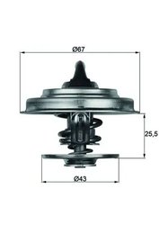 TERMOSTAT LICHID RACIRE MAHLE TX 18 71D - Compatibil cu MERCEDES-BENZ, RENAULT TRUCKS