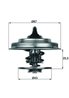 Termostat lichid racire MAHLE TX 18 79D