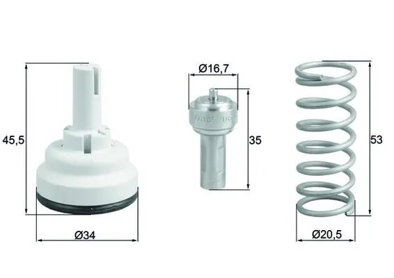 Termostat lichid racire MAHLE TX 182 105D