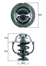 TERMOSTAT LICHID RACIRE MAHLE TX 200 90D - Compatibil cu VW