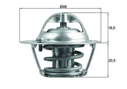 Termostat lichid racire MAHLE TX 204 82D