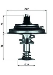 TERMOSTAT LICHID RACIRE MAHLE TX 26 80D1 - Compatibil cu MERCEDES-BENZ, PUCH