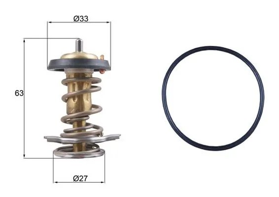 TERMOSTAT LICHID RACIRE MAHLE TX 264 82D - Compatibil cu FIAT, IVECO