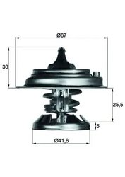 Termostat lichid racire MAHLE TX 29 85D