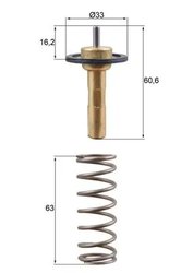 TERMOSTAT LICHID RACIRE MAHLE TX 311 90D - Compatibil cu VOLVO