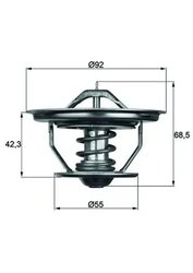TERMOSTAT LICHID RACIRE MAHLE TX 35 79 - Compatibil cu NEOPLAN, SCANIA