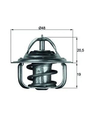 Termostat lichid racire MAHLE TX 5 88D