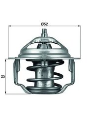TERMOSTAT LICHID RACIRE MAHLE TX 64 82 - Compatibil cu CHRYSLER, DAIHATSU, HONDA, HYUNDAI, INNOCENTI, MAZDA, MITSUBISHI, PROTON,