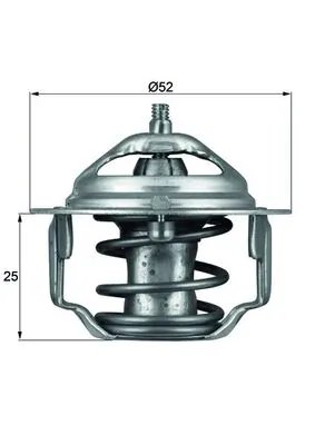 Termostat lichid racire MAHLE TX 64 82