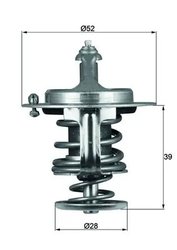 TERMOSTAT LICHID RACIRE MAHLE TX 71 82D - Compatibil cu FORD, FORD ASIA & OCEANIA, FORD USA, MAZDA, MERCEDES-BENZ, SUZUKI