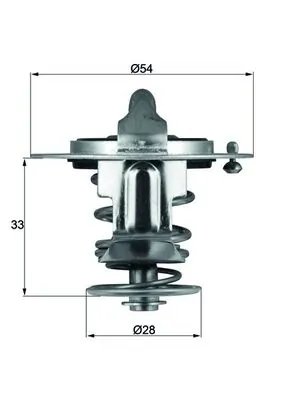 Termostat lichid racire MAHLE TX 72 82