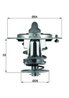 Termostat lichid racire MAHLE TX 72 82