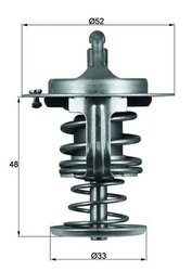 Termostat lichid racire MAHLE TX 82 80D
