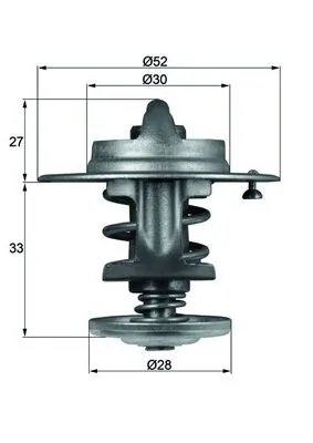 Termostat lichid racire MAHLE TX 80 83
