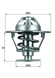 TERMOSTAT LICHID RACIRE MAHLE TX 86 76D - Compatibil cu MITSUBISHI, NISSAN