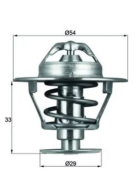 Termostat lichid racire MAHLE TX 86 76D