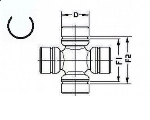 ARTICULATIE, ARBORE ARTICULAT LOBRO U 730 - Compatibil cu MERCEDES-BENZ