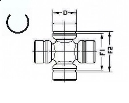 ARTICULATIE, ARBORE ARTICULAT LOBRO U 730 - Compatibil cu MERCEDES-BENZ