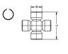 ARTICULATIE, ARBORE ARTICULAT SPIDAN U 741 - Piesa auto compatibila cu mai multe marci