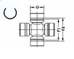 ARTICULATIE, ARBORE ARTICULAT LOBRO U 926 - Compatibil cu MITSUBISHI