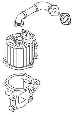 Garnitura aerisire bloc motor