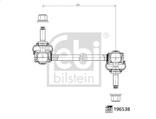 Brat/bieleta suspensie, stabilizator