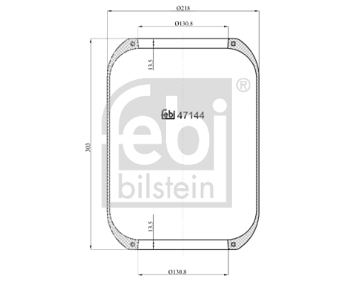 Burduf suspensie pneumatica