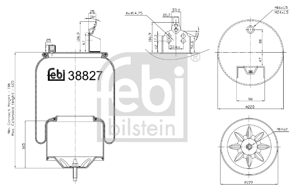 Burduf, suspensie pneumatica