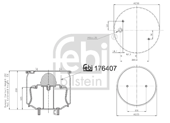 Burduf, suspensie pneumatica